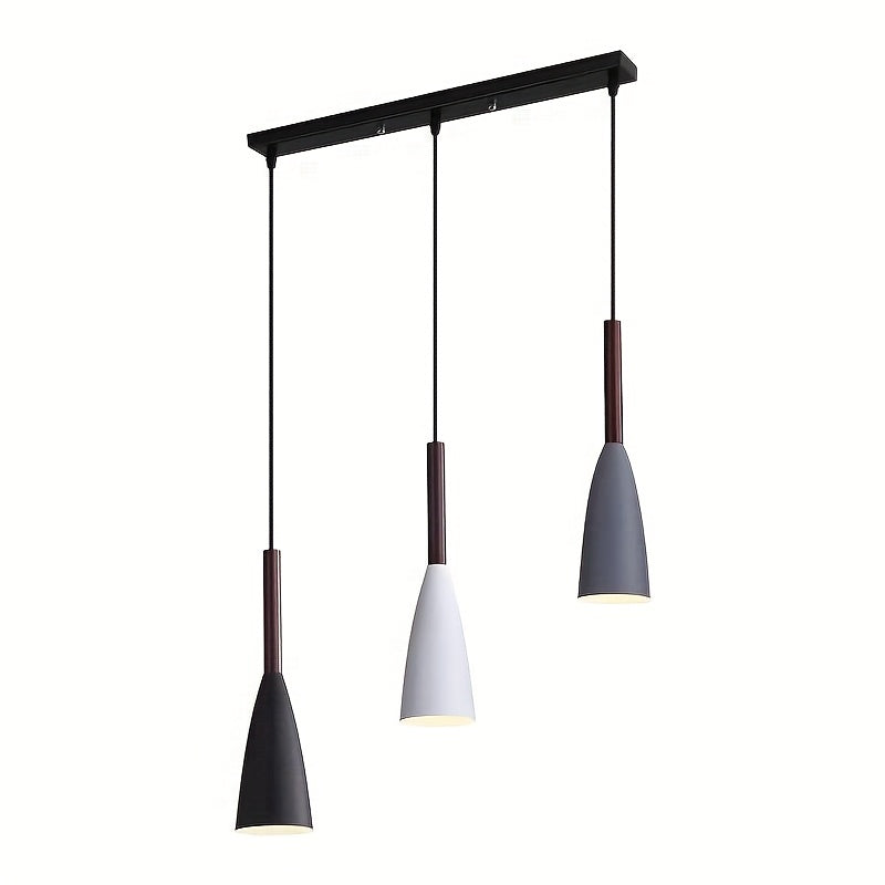 Nordic 3-Head Pendant Iron Chandelier | Modern Dining Room Ceiling Light
