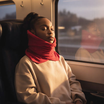 Travel Pillow Wrap Neck Support Compact Rest Cushion