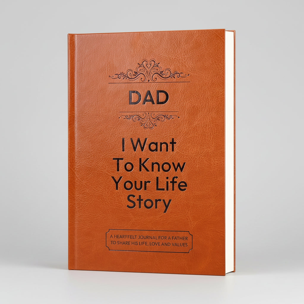 Life Story Journal Bound Hardcover Mom Dad