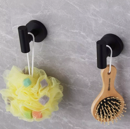 Adhesive Hooks Stainless Steel Suction Cup Wall Hooks No Drill 7kg