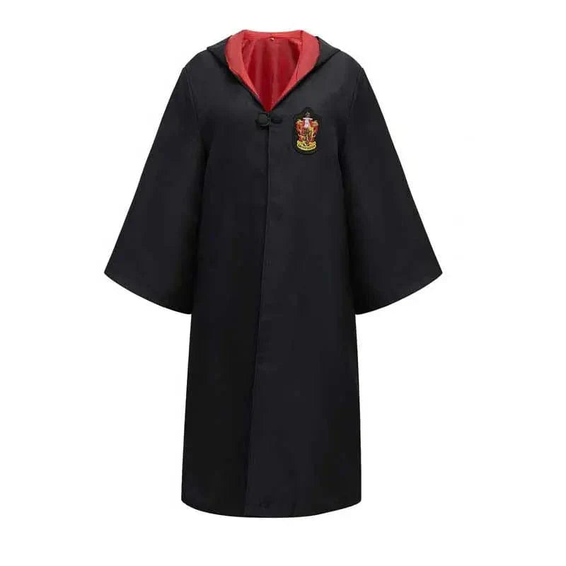Kids Wizard Costume with Cloak & Hat for Halloween and Party