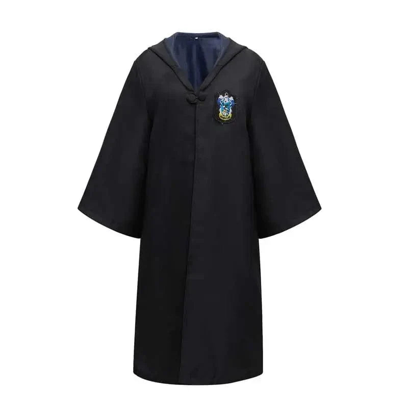 Kids Wizard Costume with Cloak & Hat for Halloween and Party