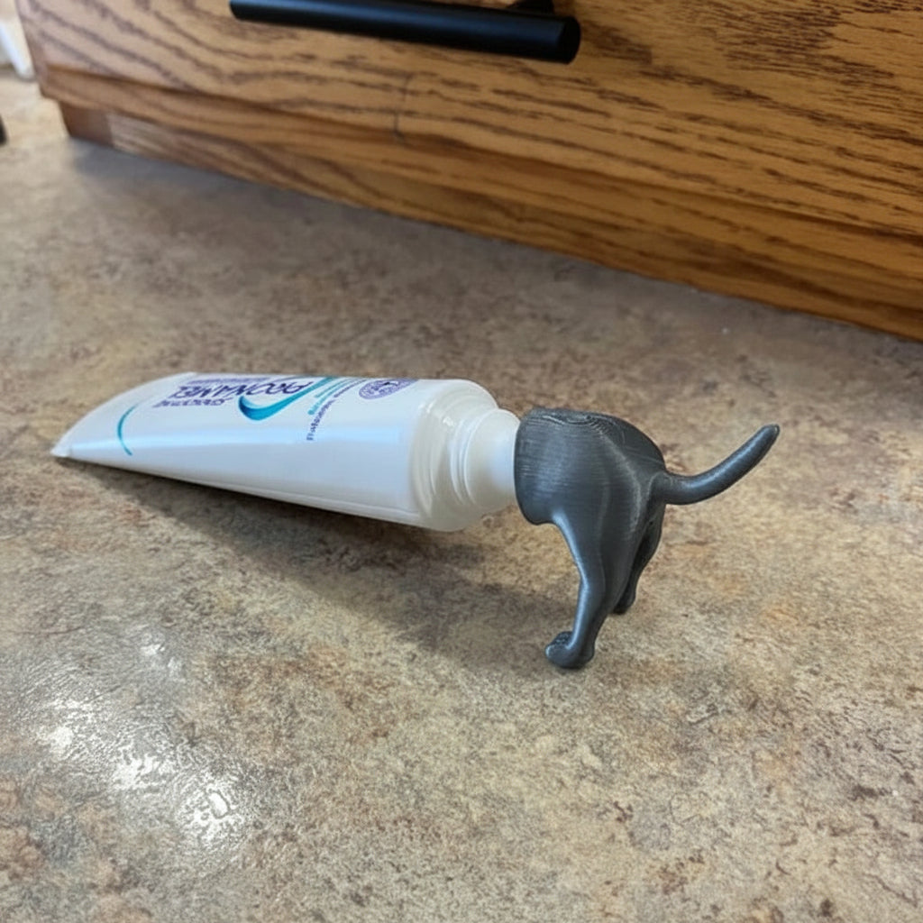 Dog Shaped Toothpaste Holder Dispenser Easy Application