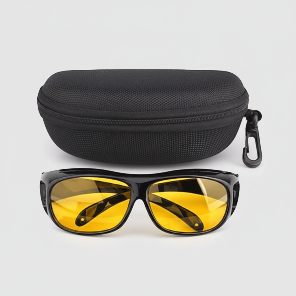 Night Driving Glasses Yellow Lens Safe Clear Vision