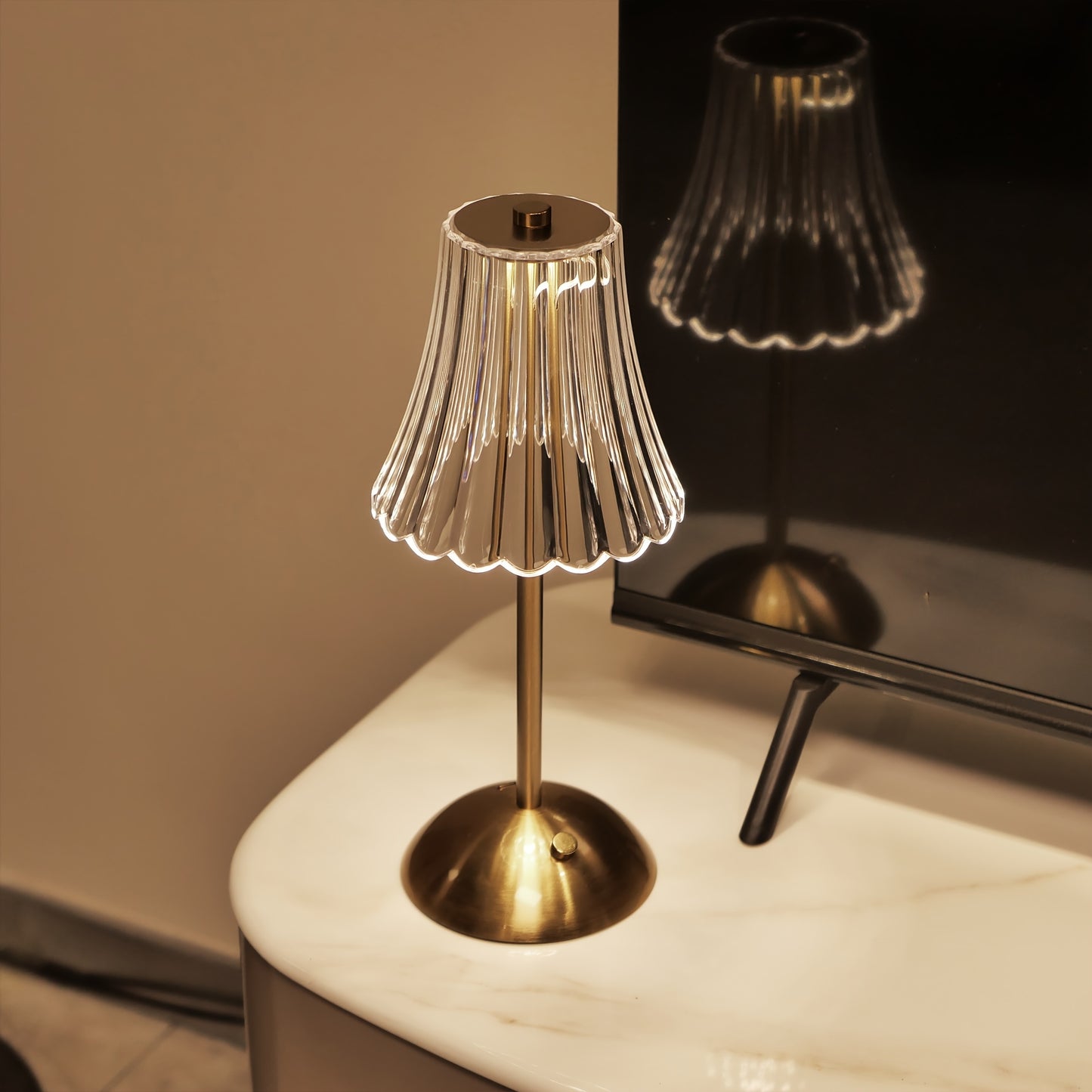 Dimmable LED Table Lamp | USB Rechargeable Touch Sensor Light