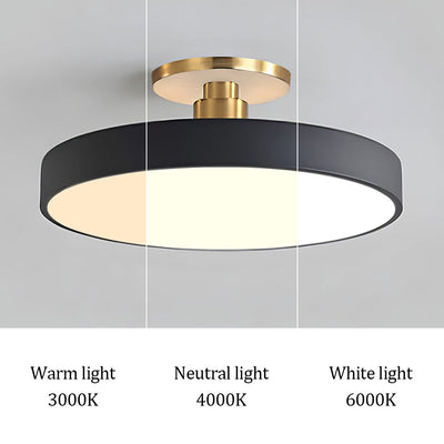 LED Ceiling Light | Modern Round Flush Mount Lamp