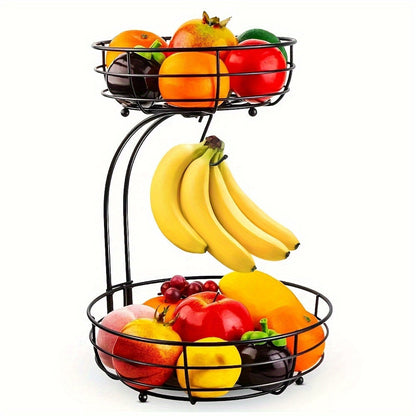 2-Tier Fruit Basket Stand | Countertop organiser