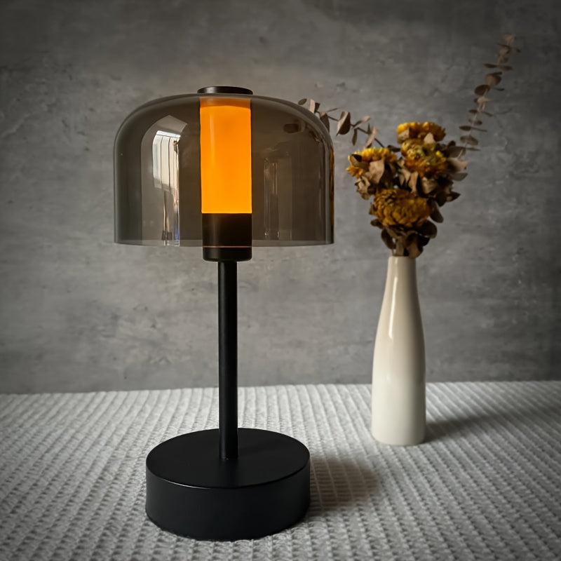 Vintage LED Table Lamp | USB Rechargeable Dimmable Light