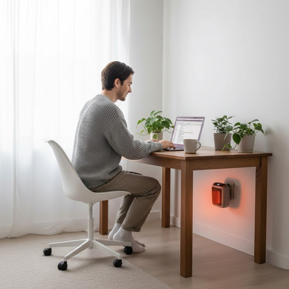 Space Heater Portable Compact EcoHeat – Fast, Energy-Efficient Home Heater