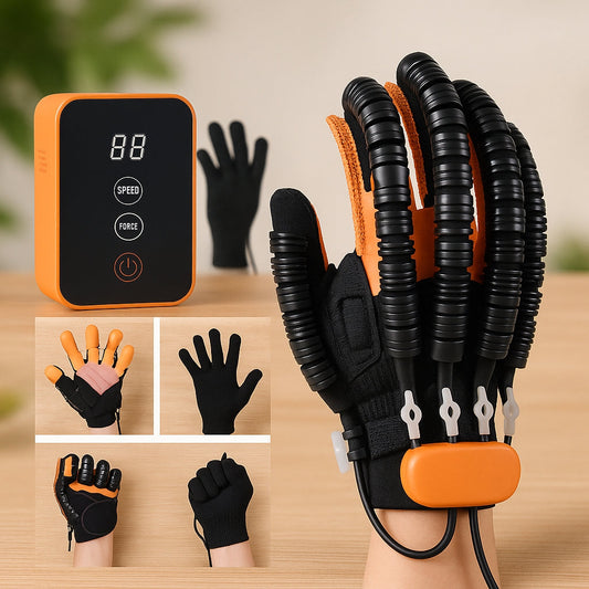 Automatic Hand Trainer Gloves for Rehabilitation Therapy and Finger Strength