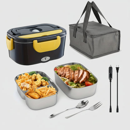 Electric Lunch Box 3 In 1 Insulated Carry Bag