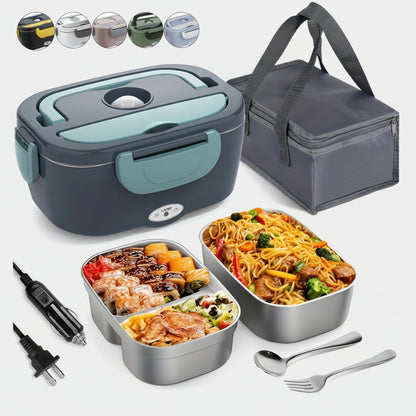 Electric Lunch Box 3 In 1 Insulated Carry Bag