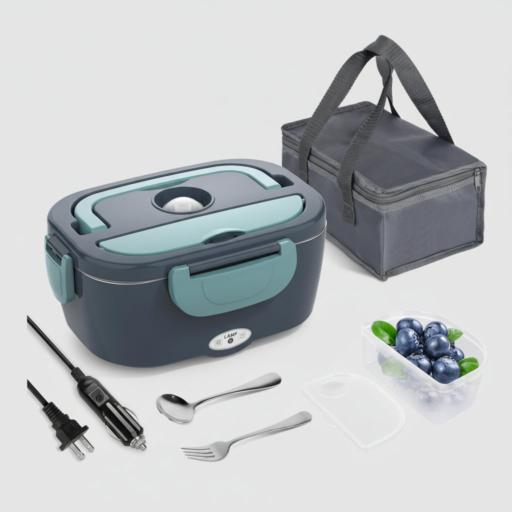 Electric Lunch Box 3 In 1 Insulated Carry Bag