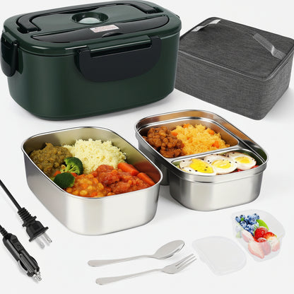 Electric Lunch Box 3 In 1 Insulated Carry Bag