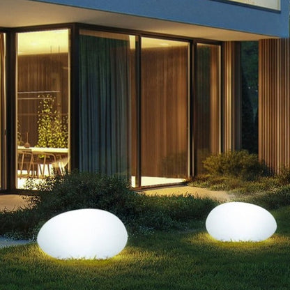 Elegant Outdoor Cobblestone LED Garden Light