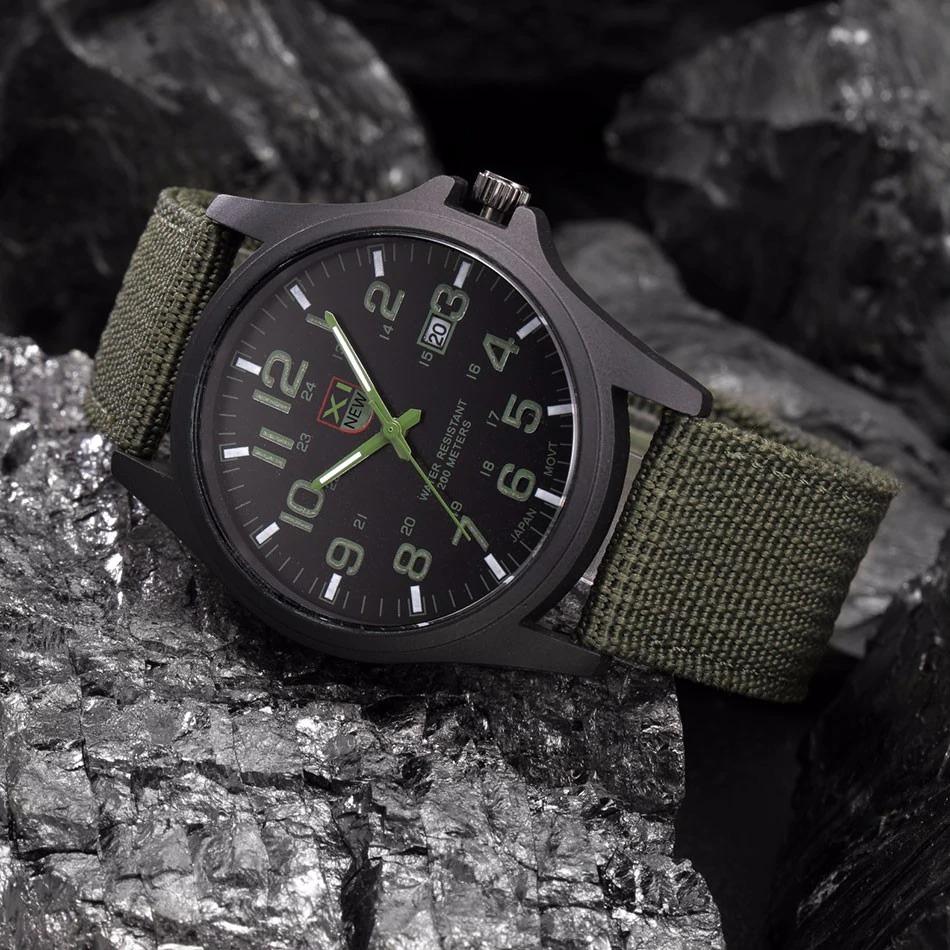 Mens Tactical Watch Military Outdoor Waterproof Sport Watch
