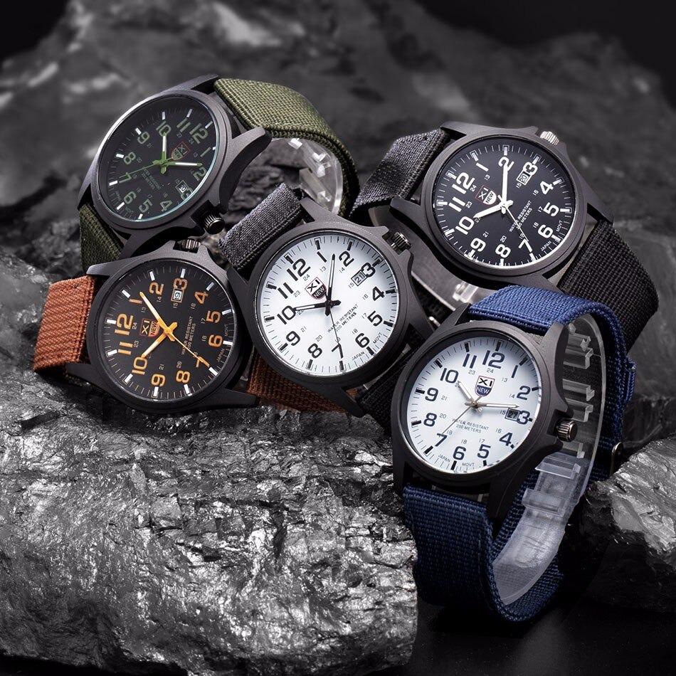 Mens Tactical Watch Military Outdoor Waterproof Sport Watch