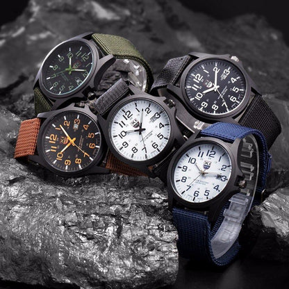 Mens Tactical Watch Military Outdoor Waterproof Sport Watch