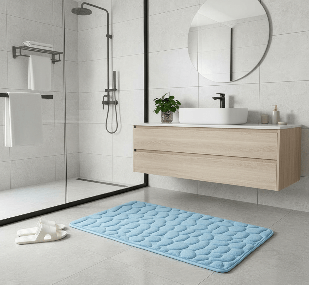 Memory Foam Bath Mat | Soft Fast-Drying Comfort