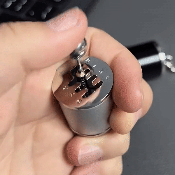 Car Keychain Gear Stick Metal Manual Transmission Key Ring
