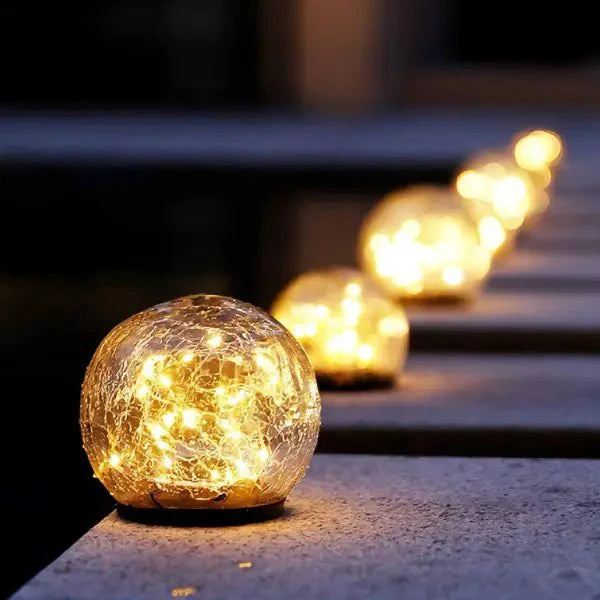 Enchanting Glow Solar Orb | Warm Decorative Light