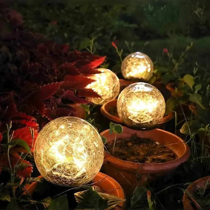 Enchanting Glow Solar Orb | Warm Decorative Light