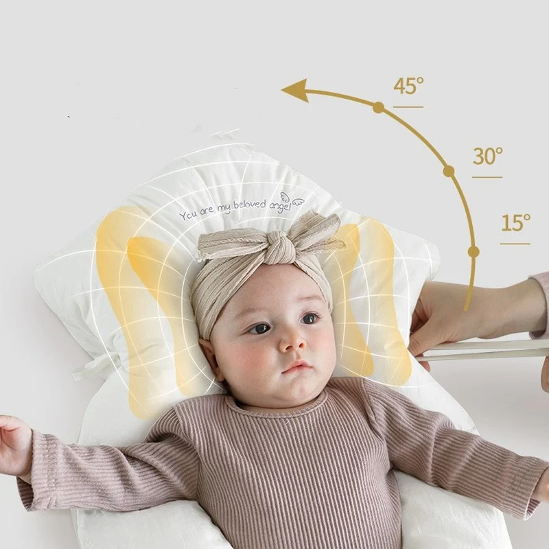 Baby Pillow Newborn Sleep Support Cotton Soft Infant Cushion