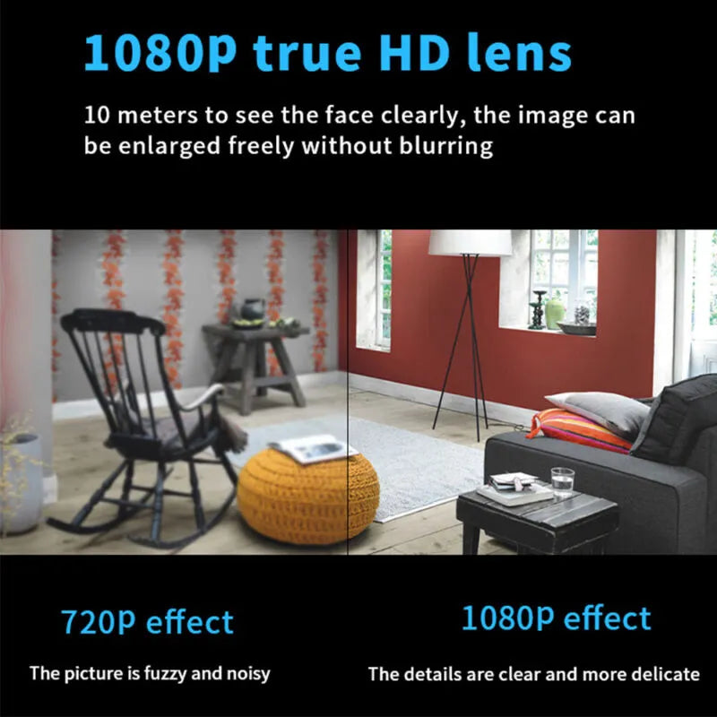 Security Camera WiFi 1080P Mini Indoor Motion Detection Night Vision