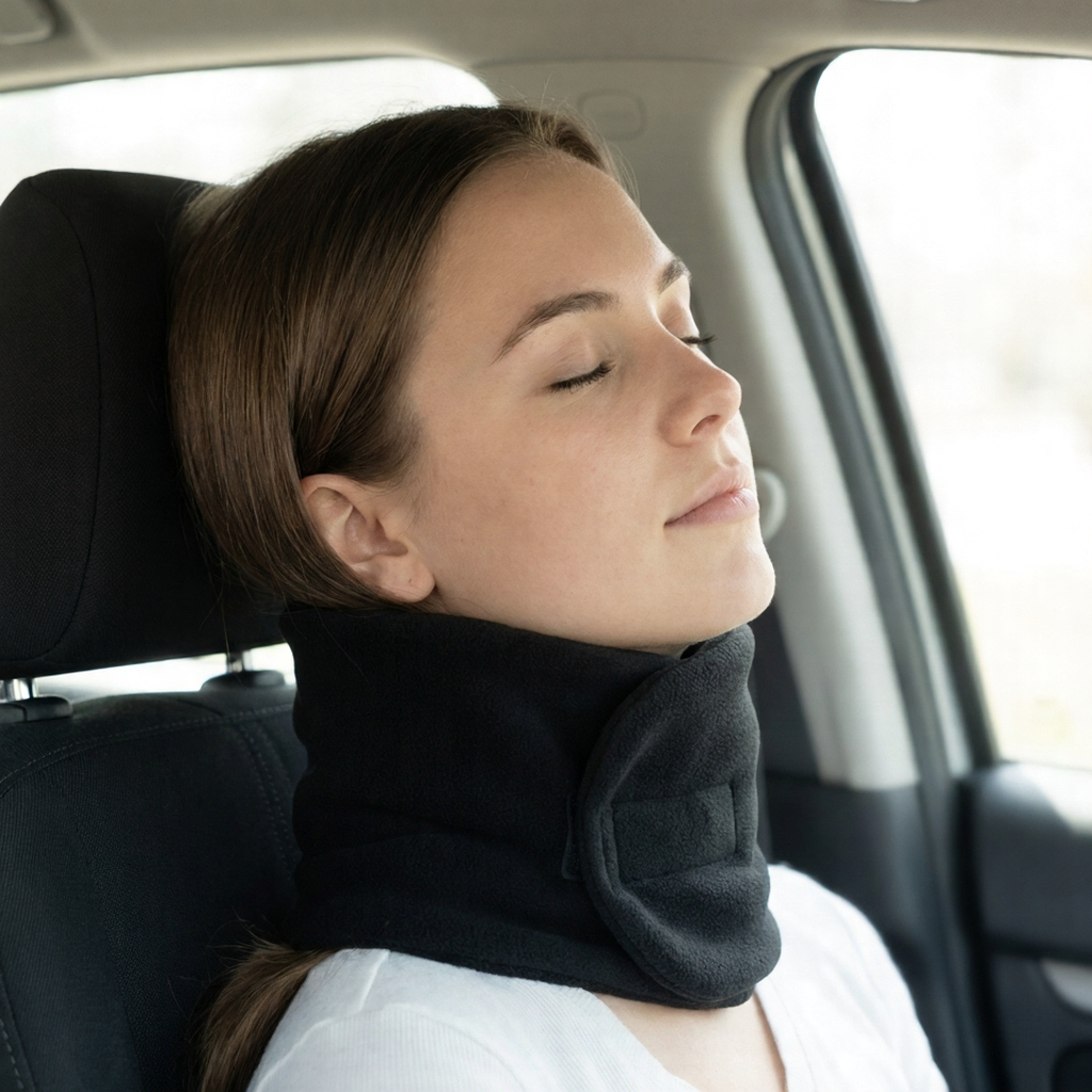 Travel Pillow Wrap Neck Support Compact Rest Cushion