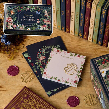Stationery Advent Calendar Premium Winter Forest Design 24 Gifts