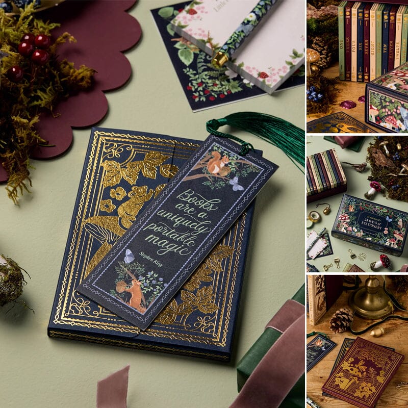 Advent Calendar Stationery Gift Set 24 Days Paper Supplies