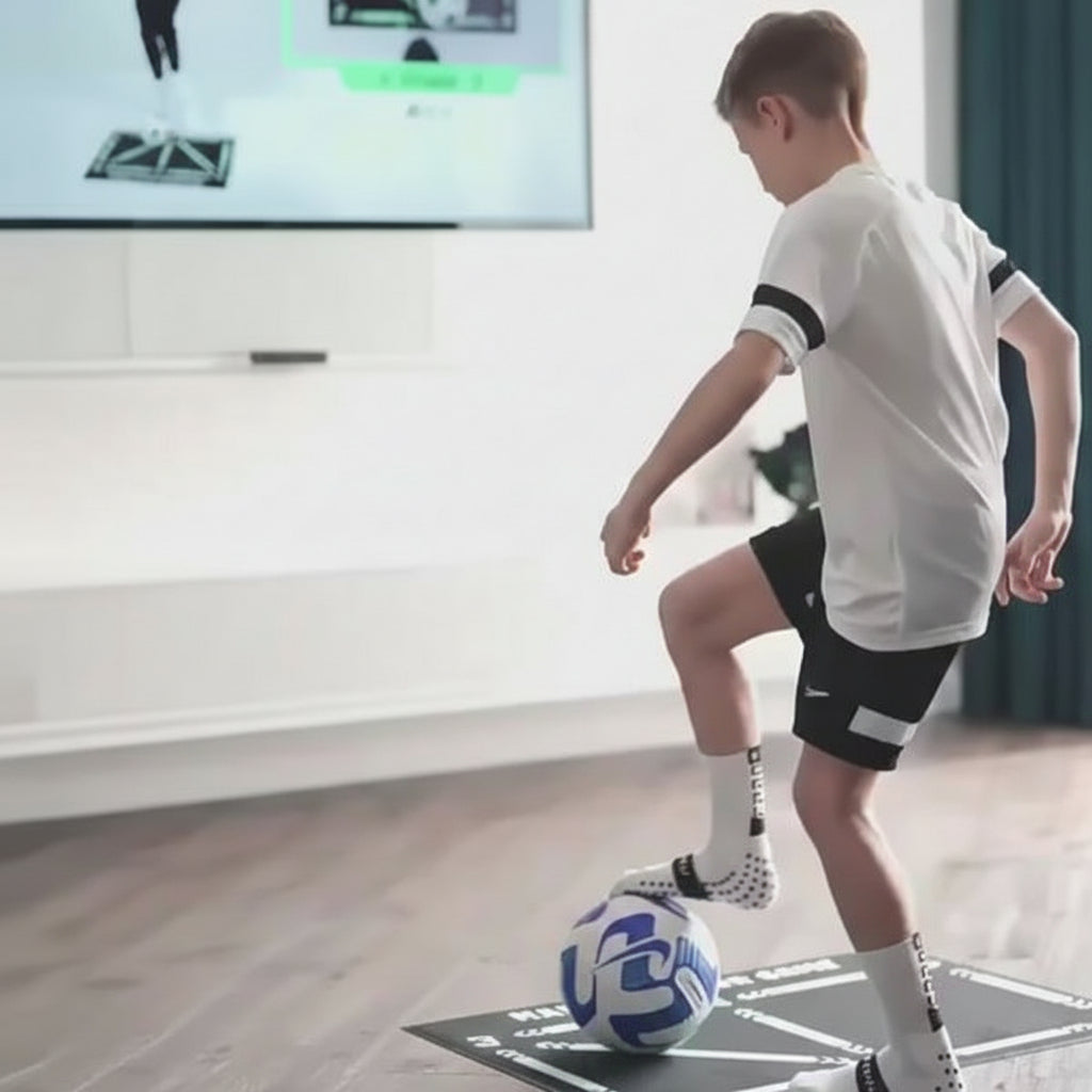 Football Training Mat Non Slip Skill Practice Footwork Pad