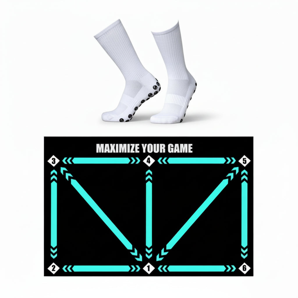 Football Training Mat Non Slip Skill Practice Footwork Pad