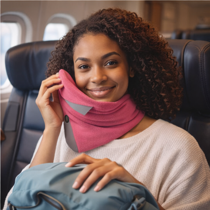 Travel Pillow | Supportive Neck Wrap for Resting Upright