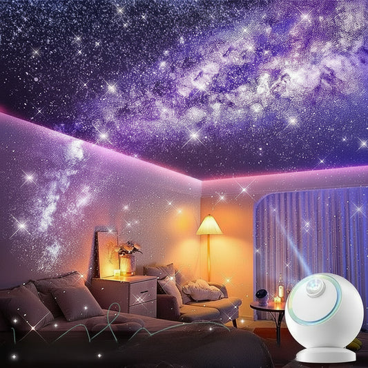 Galaxy Star Projector Speaker 360 Rotating Light