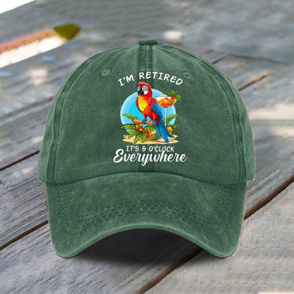 Parrot Graphic Cap Fun Relaxed Design