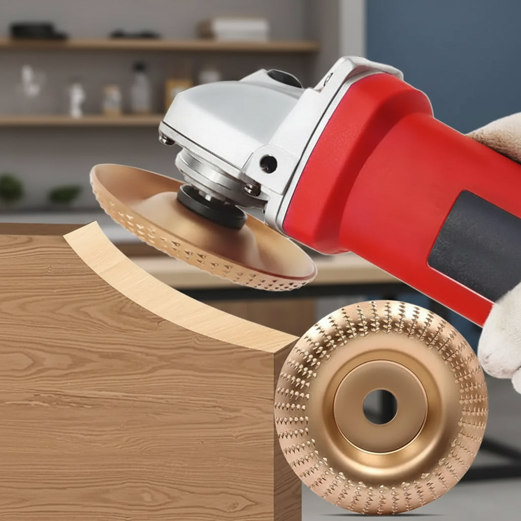 3 Grinder Wood Discs Sanding Shaping Polishing Wood