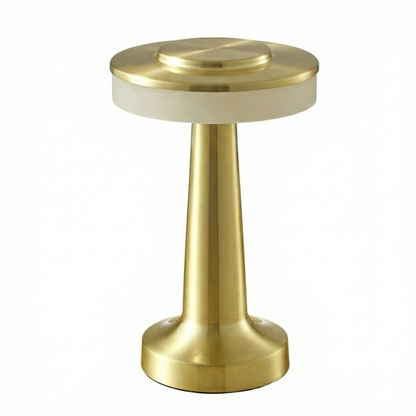 Touch-Control Rechargeable LED Table Lamp with Metal Body
