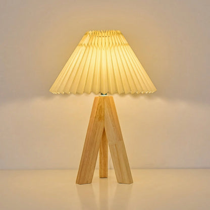 Nordic Pleated Fabric Table Lamp