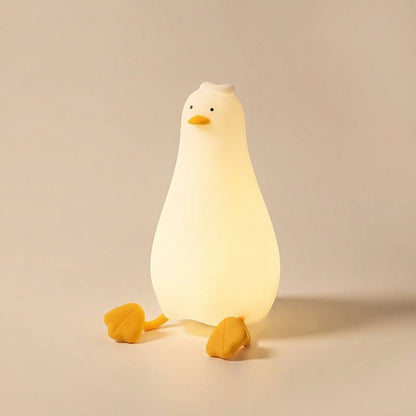 Cute Duck Silicone Night Light