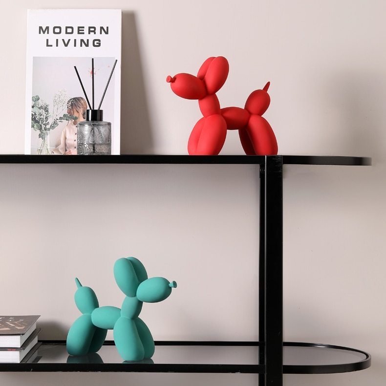 Balloon Dog Sculpture | Modern Playful Home Accent