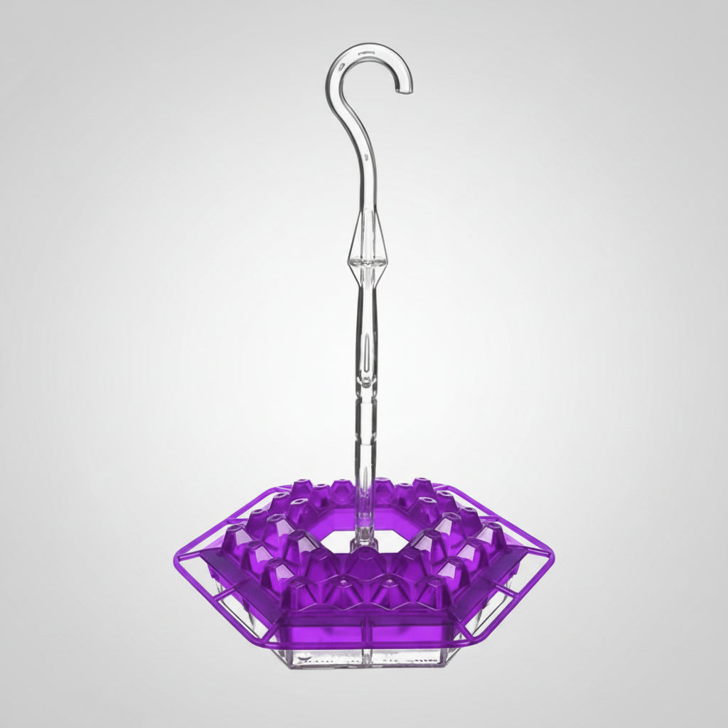 Hummingbird Feeder Clear Base Flower Ports
