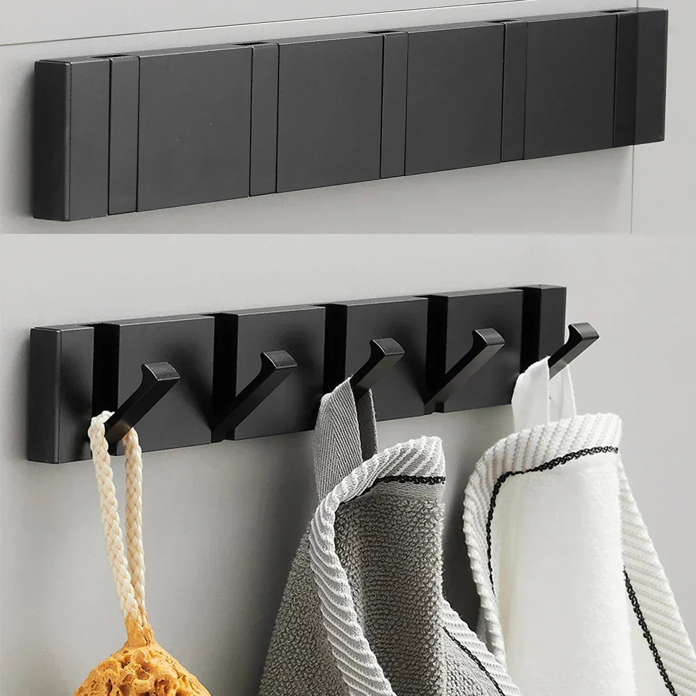 Foldable Wall Hook Rail