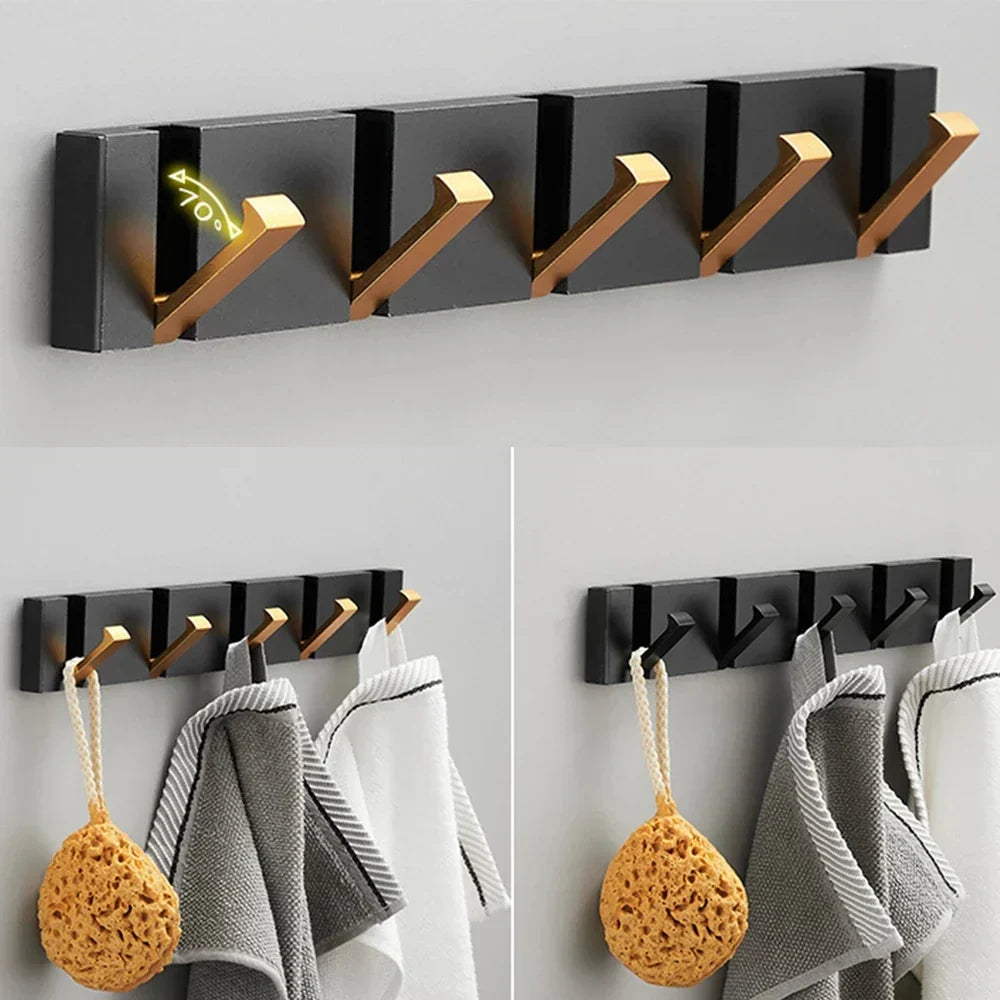 Foldable Wall Hook Rail