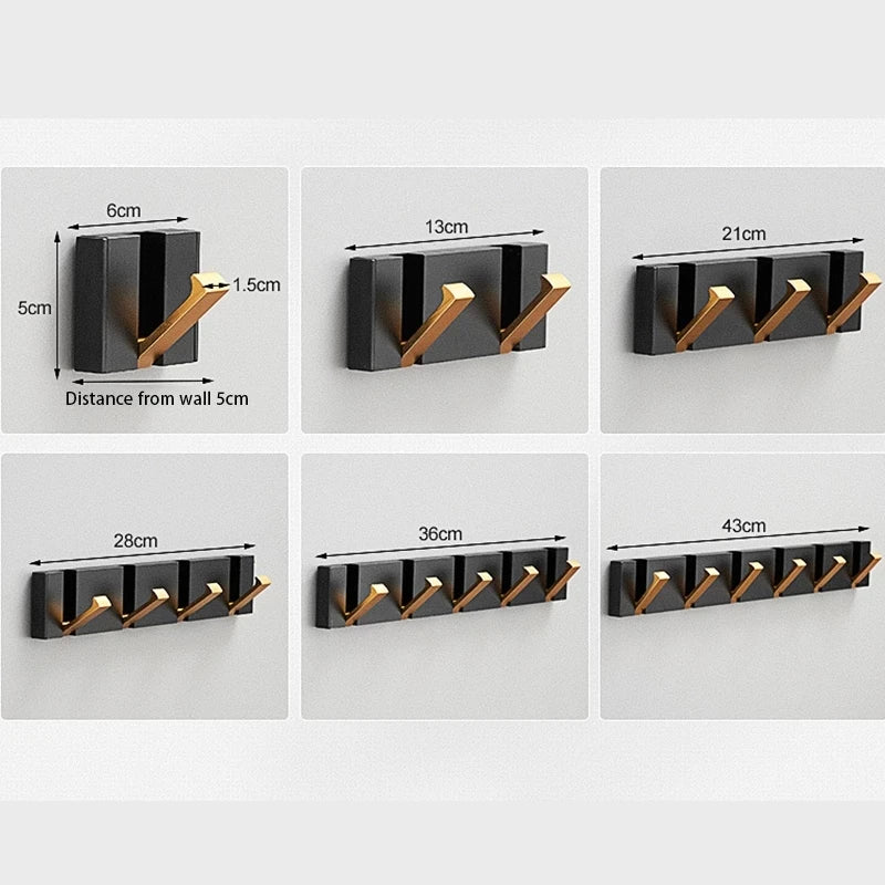 Foldable Wall Hook Rail