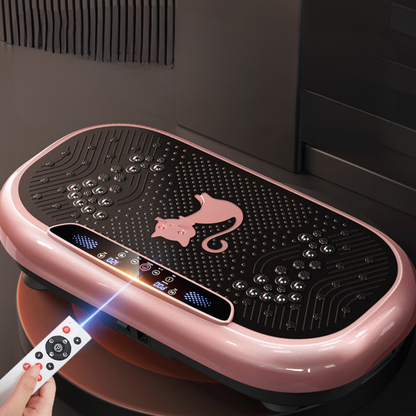 Vibration Plate Exercise Machine Compact Full Body Fitness Platform