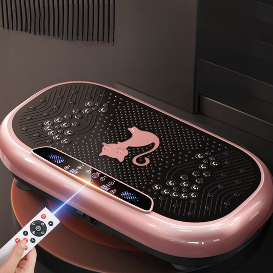 Vibration Plate Exercise Machine Compact Full Body Fitness Platform