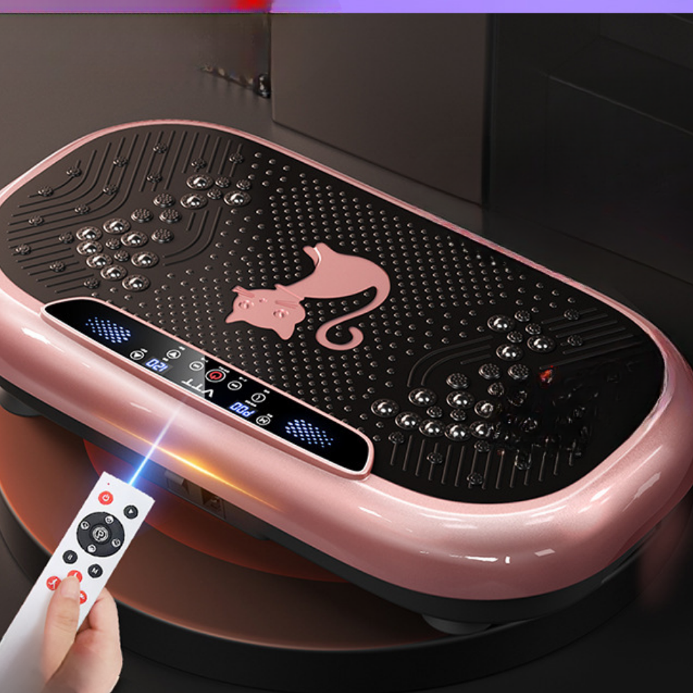 Vibration Plate Exercise Machine Compact Full Body Fitness Platform