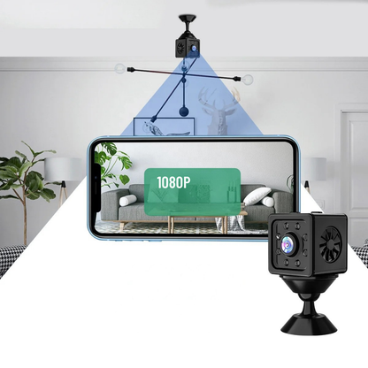 Security Camera Mini Wireless WiFi 1080P Night Vision Monitor