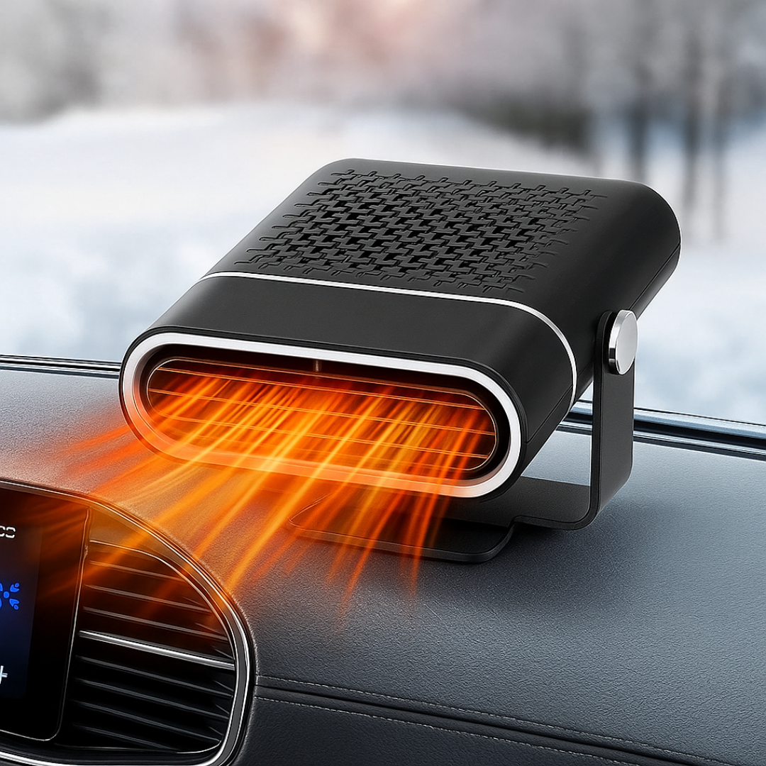 12V/USB Car Heater | Compact demisting airflow